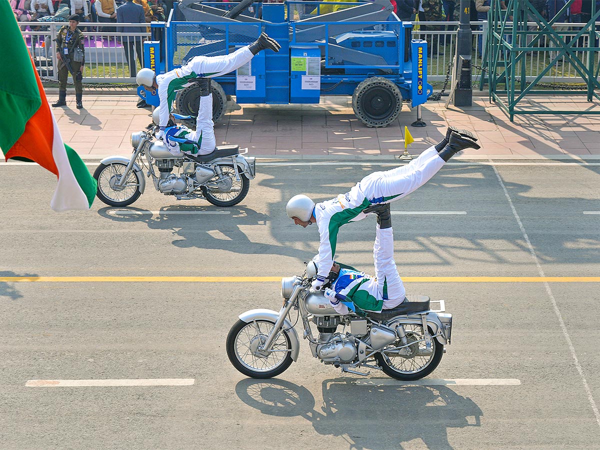 Rehearsal of the Republic Day Parade 2023 at New Delhi - Sakshi16