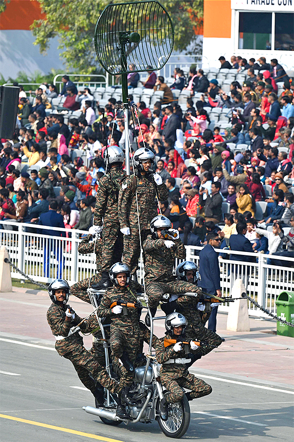 Rehearsal of the Republic Day Parade 2023 at New Delhi - Sakshi35