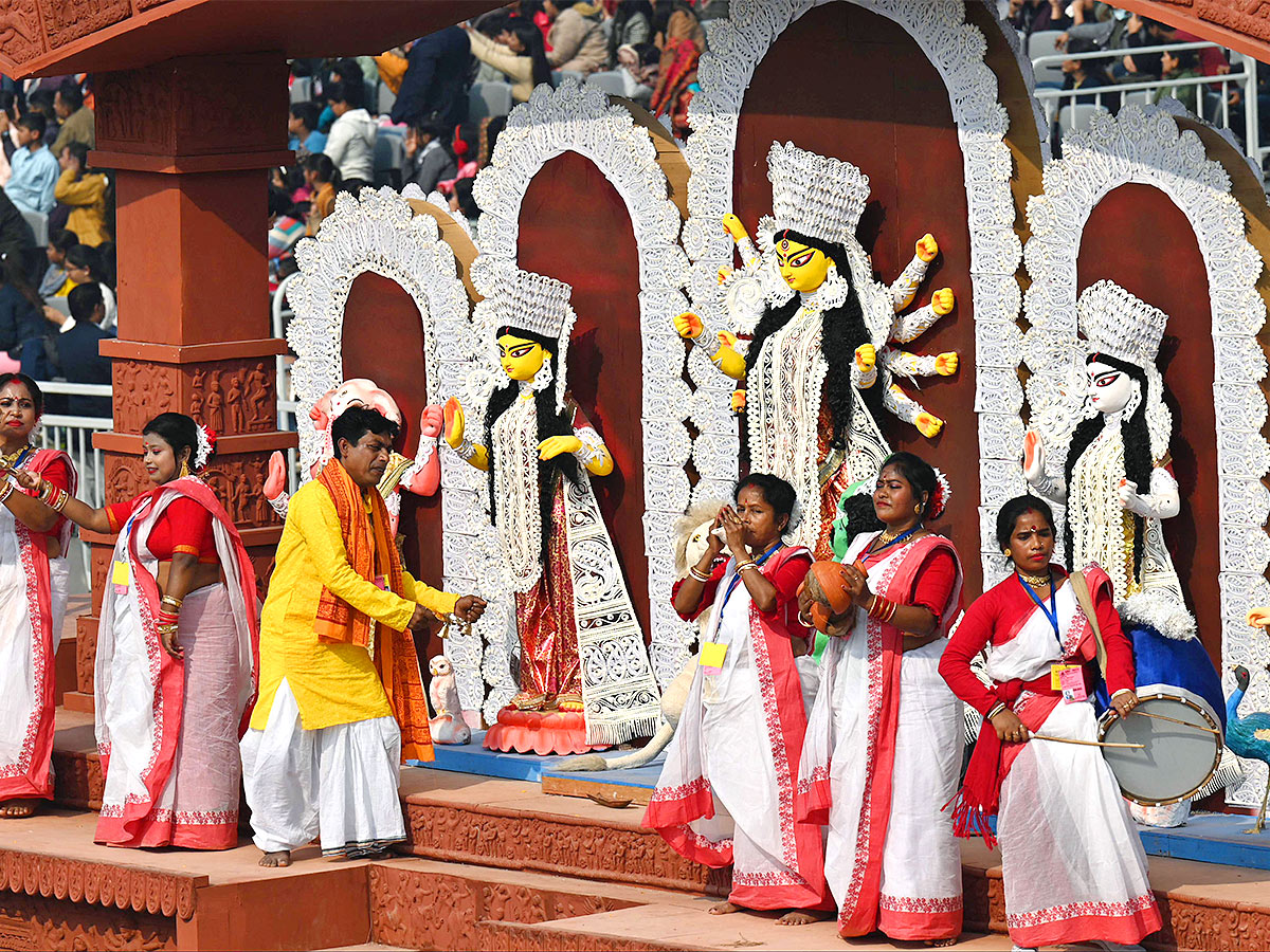 Rehearsal of the Republic Day Parade 2023 at New Delhi - Sakshi4