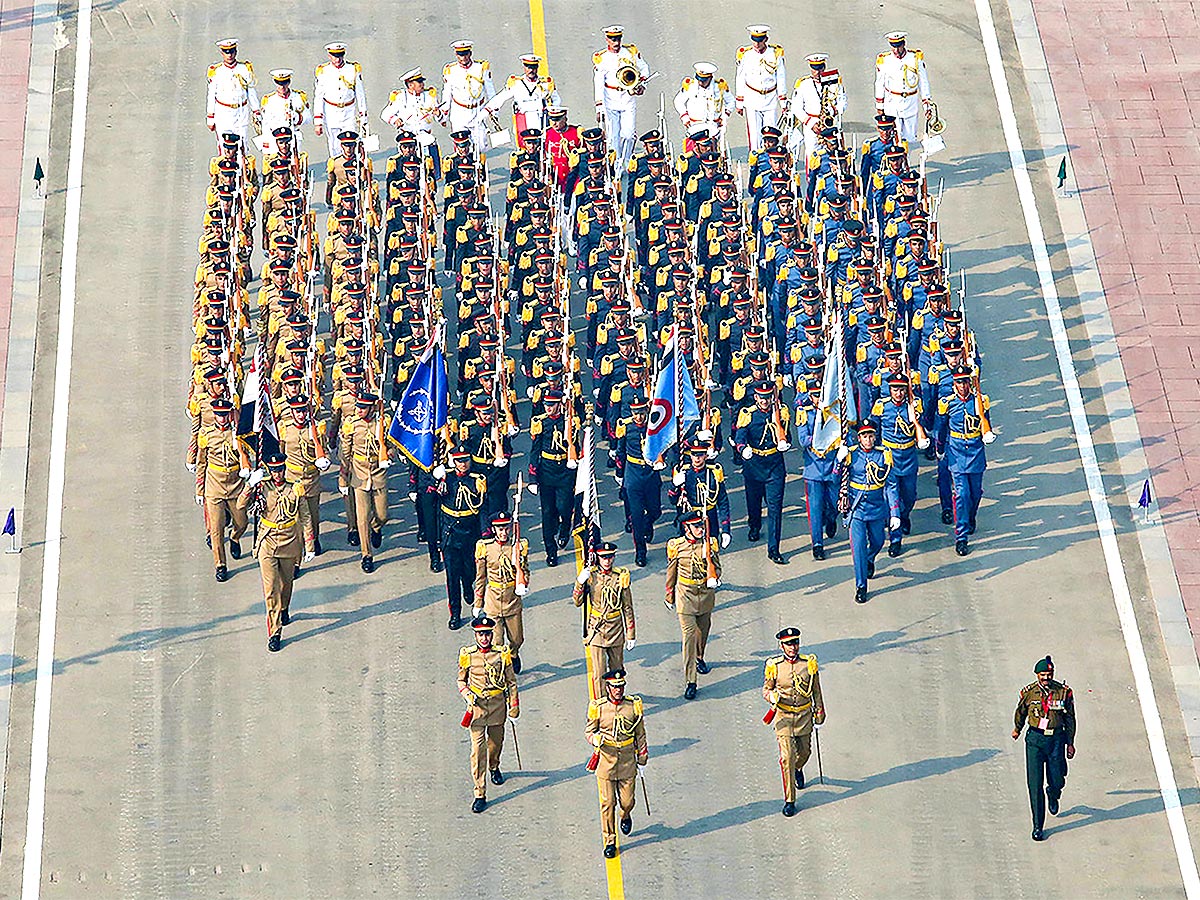 Rehearsal of the Republic Day Parade 2023 at New Delhi - Sakshi7