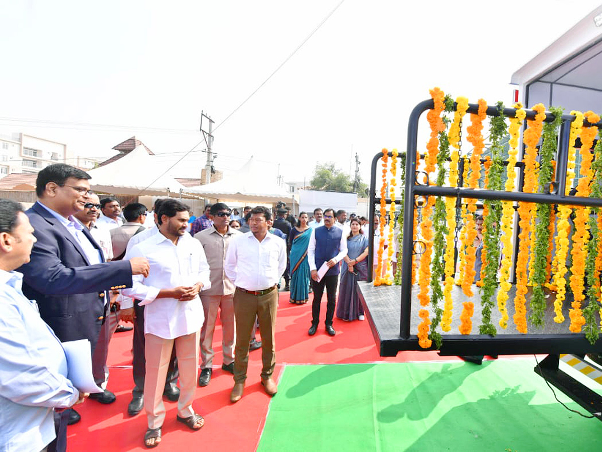 AP CM YS Jagan Flags Off 165 Veterinary Ambulances Photos - Sakshi5