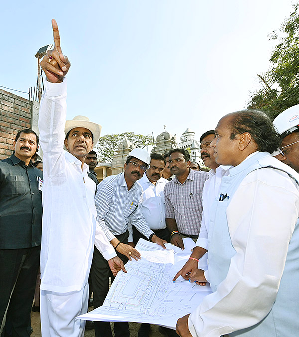 CM KCR Visits New Sachivalayam in Hyderabad Photos - Sakshi11