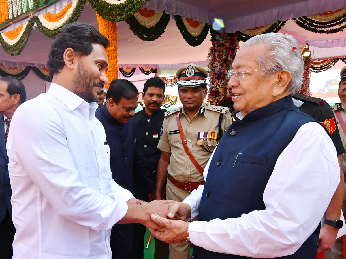 74th Republic day Celebrations At Indira Gandhi Stadium Vijayawada PHotos - Sakshi3