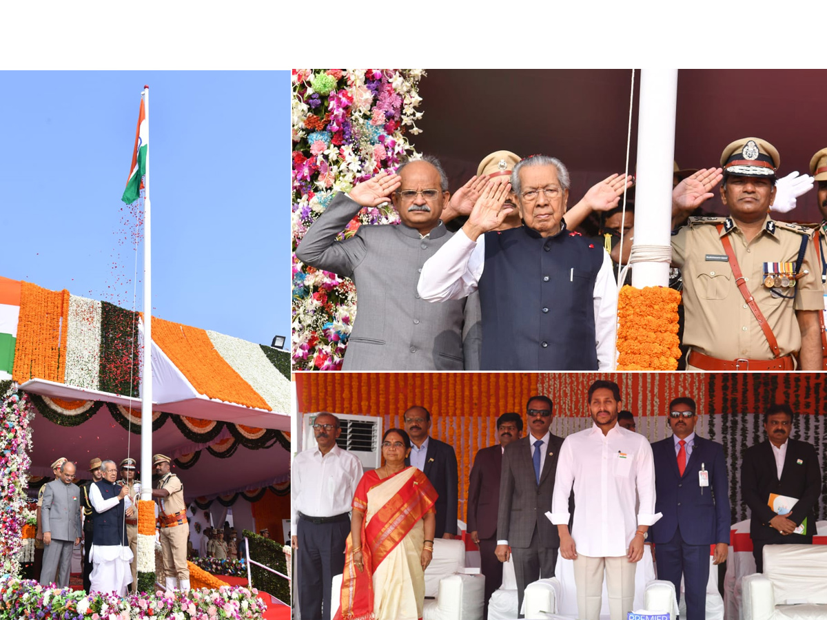 74th Republic day Celebrations At Indira Gandhi Stadium Vijayawada PHotos - Sakshi1