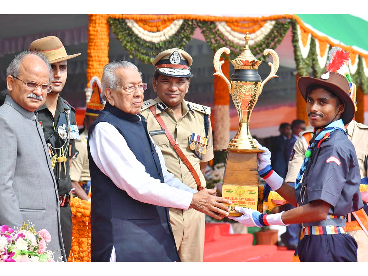 74th Republic day Celebrations At Indira Gandhi Stadium Vijayawada PHotos - Sakshi10