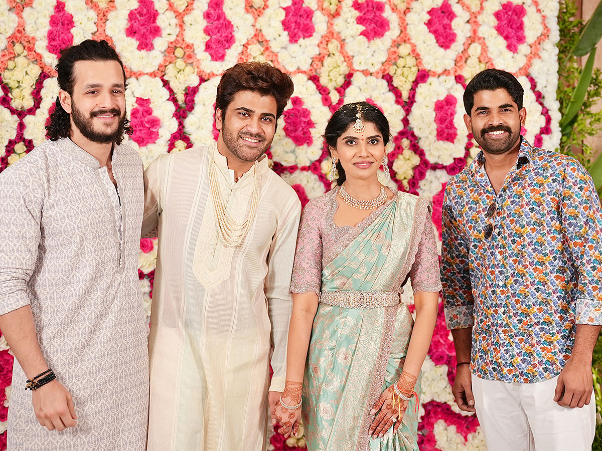 Tollywood Hero Sharwanand Engagement Photos - Sakshi3