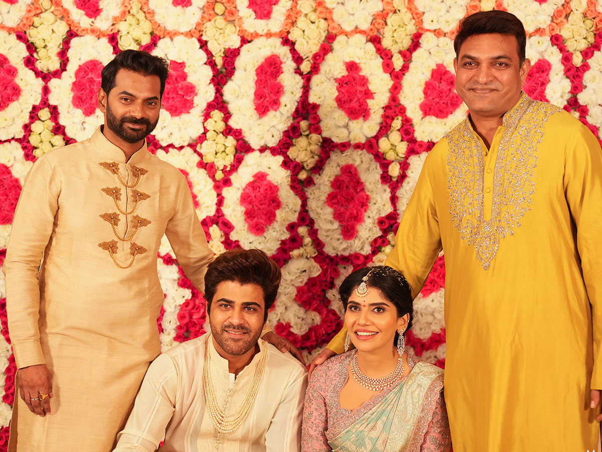 Tollywood Hero Sharwanand Engagement Photos - Sakshi50