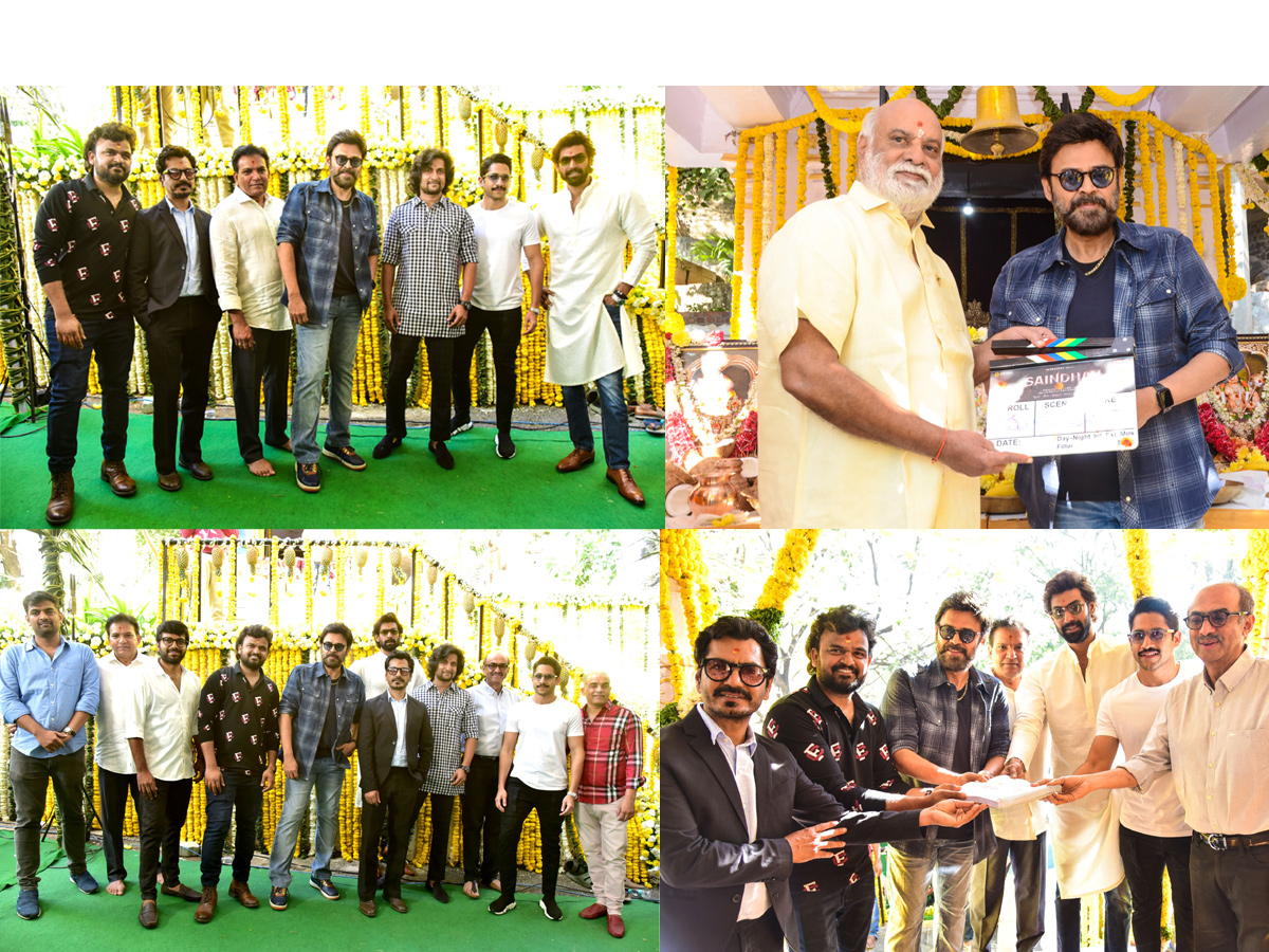 Victory Venkatesh Saindhav Movie Launched Grandly Photos - Sakshi1