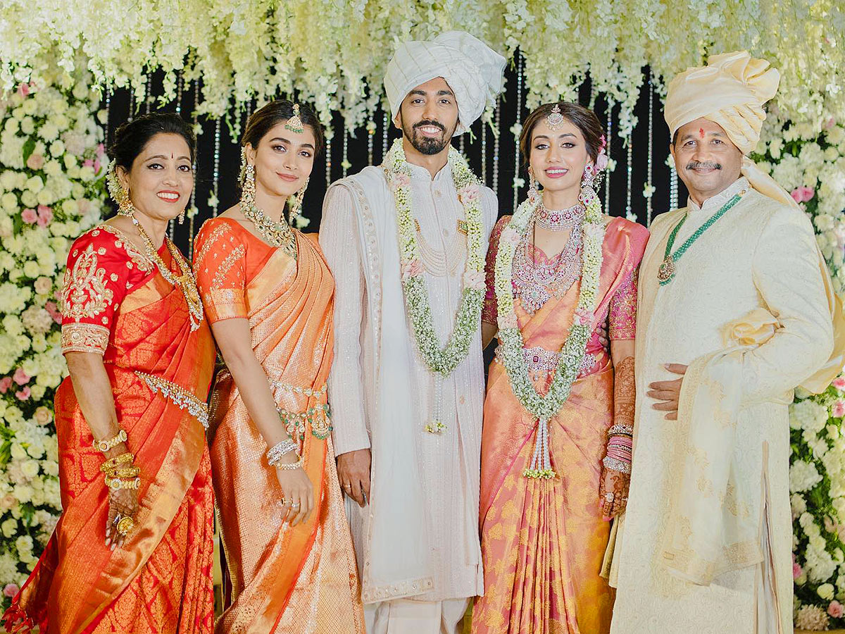 Actress Pooja Hegde Brother Wedding Viral Photos - Sakshi1