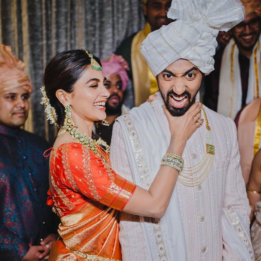 Actress Pooja Hegde Brother Wedding Viral Photos - Sakshi3