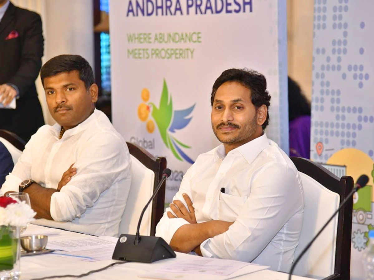 CM Jagan at AP Global Investors Summit Curtain Raiser Event in Delhi Photos - Sakshi24