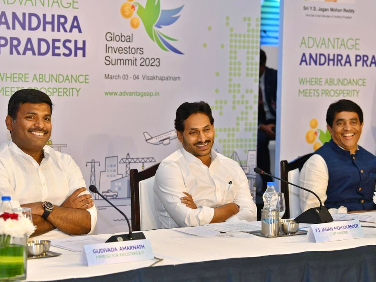 CM Jagan at AP Global Investors Summit Curtain Raiser Event in Delhi Photos - Sakshi29