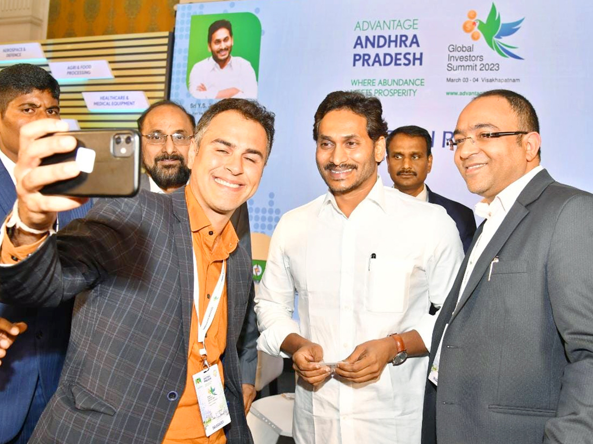 CM Jagan at AP Global Investors Summit Curtain Raiser Event in Delhi Photos - Sakshi34