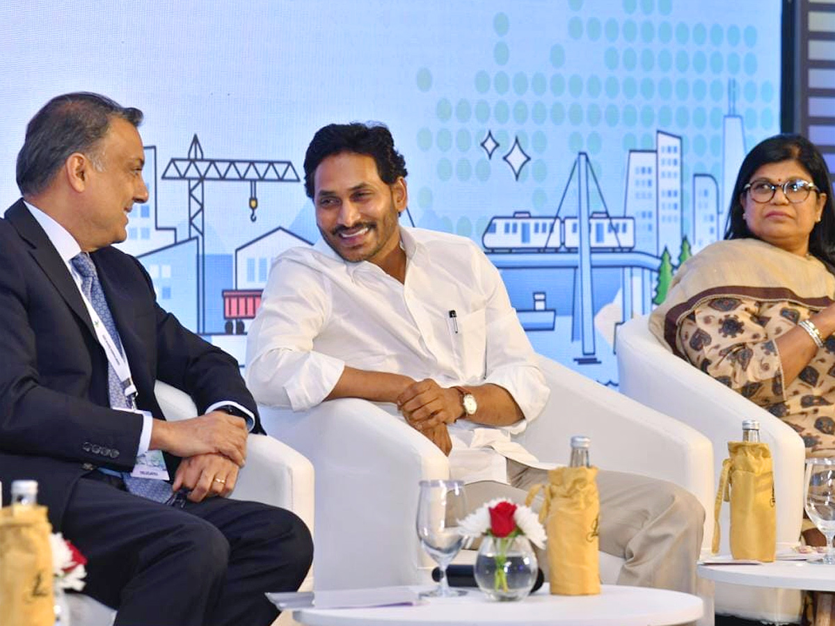 CM Jagan at AP Global Investors Summit Curtain Raiser Event in Delhi Photos - Sakshi37