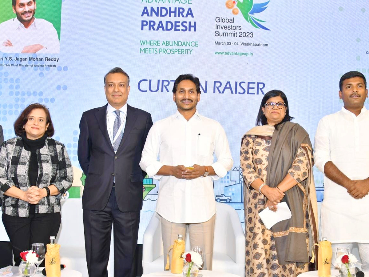 CM Jagan at AP Global Investors Summit Curtain Raiser Event in Delhi Photos - Sakshi38