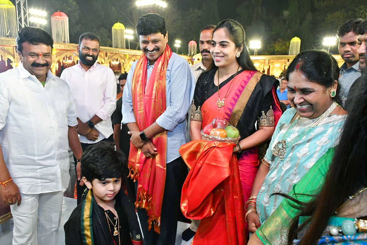 Chiranjeevi attends Talasani Srinivas Yadav Ayyappa Swamy Maha Padi Pooja - Sakshi11