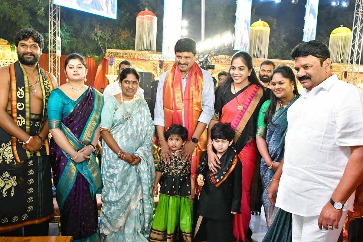 Chiranjeevi attends Talasani Srinivas Yadav Ayyappa Swamy Maha Padi Pooja - Sakshi13