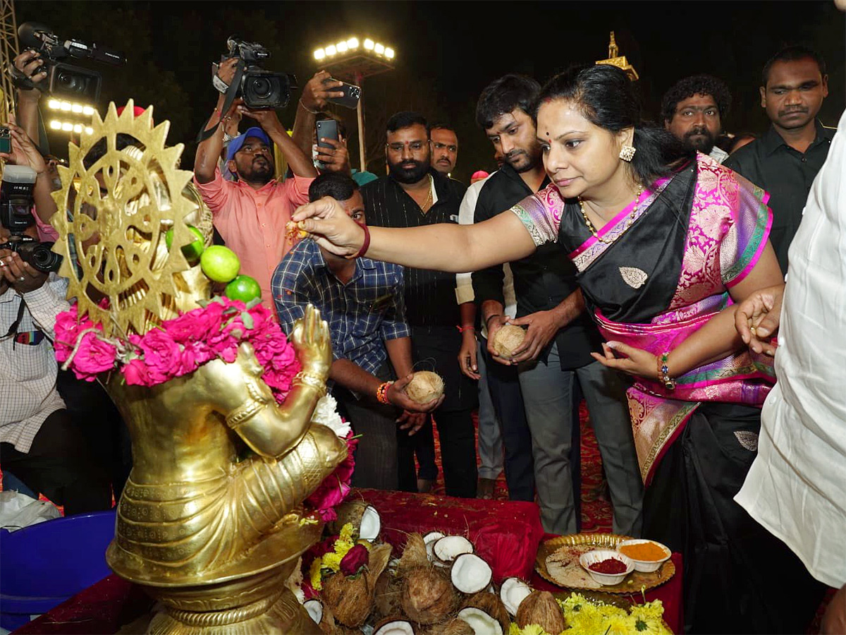 Chiranjeevi attends Talasani Srinivas Yadav Ayyappa Swamy Maha Padi Pooja - Sakshi4