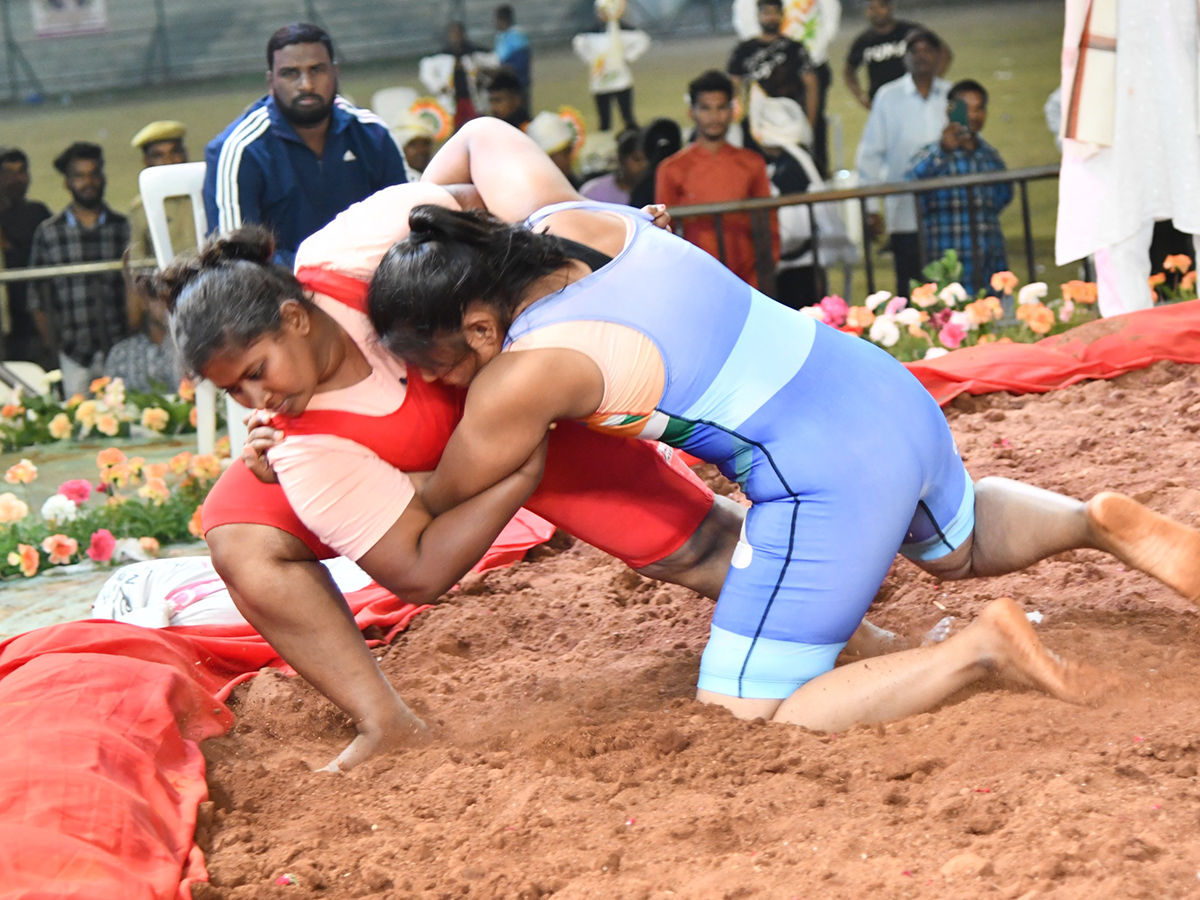 Hyderabad Traditional Wrestling Competition 2023 At LB Stadium Photos - Sakshi1