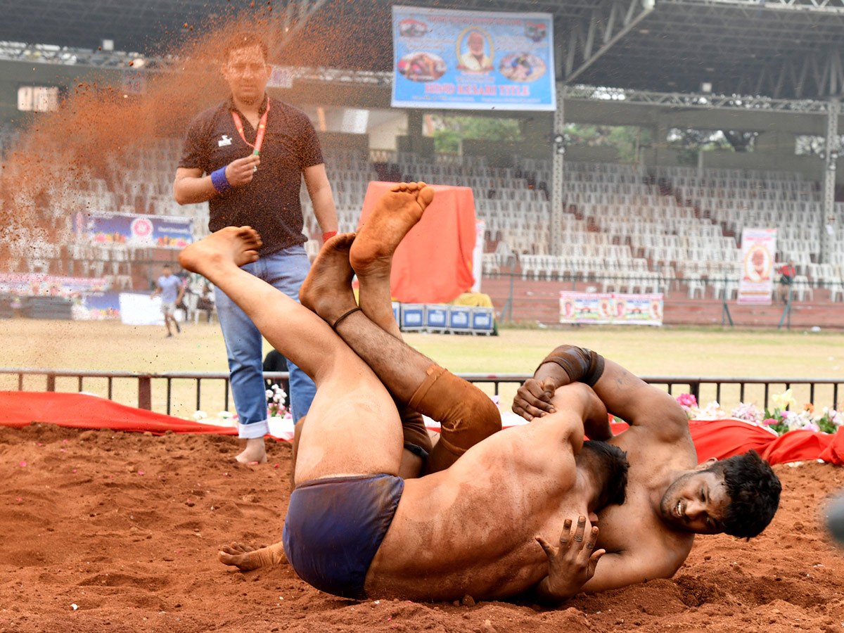 Hyderabad Traditional Wrestling Competition 2023 At LB Stadium Photos - Sakshi18