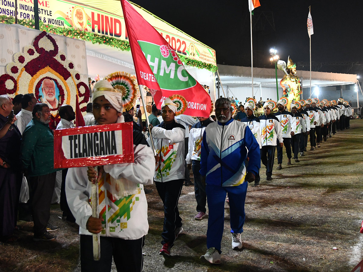 Hyderabad Traditional Wrestling Competition 2023 At LB Stadium Photos - Sakshi21