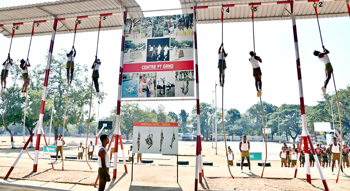 Hyderabad: First batch of Agniveers commence training at Artillery Centre - Sakshi8