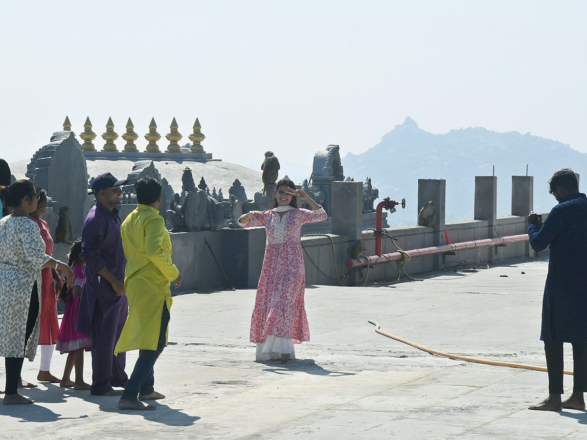 Devotees Crowd at Yadadri Temple - Sakshi11