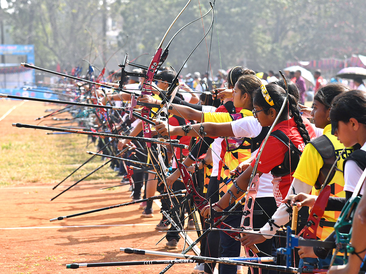 National Archery Games in Vijayawada - Sakshi1