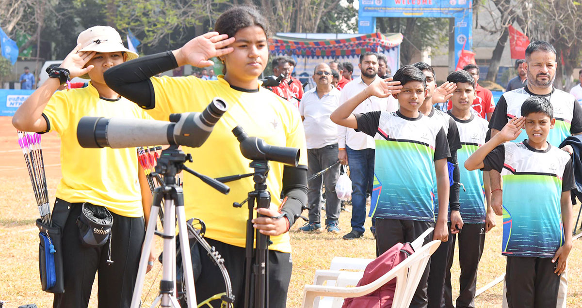 National Archery Games in Vijayawada - Sakshi2