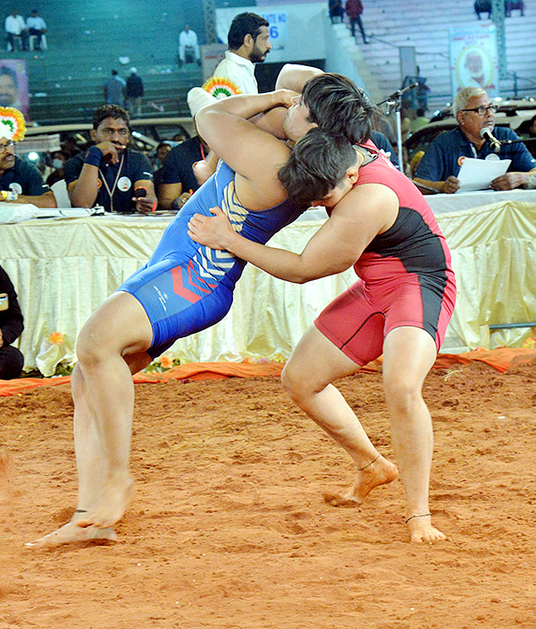 Telangana Hind Kesari 2023 Wrestling Photos - Sakshi15