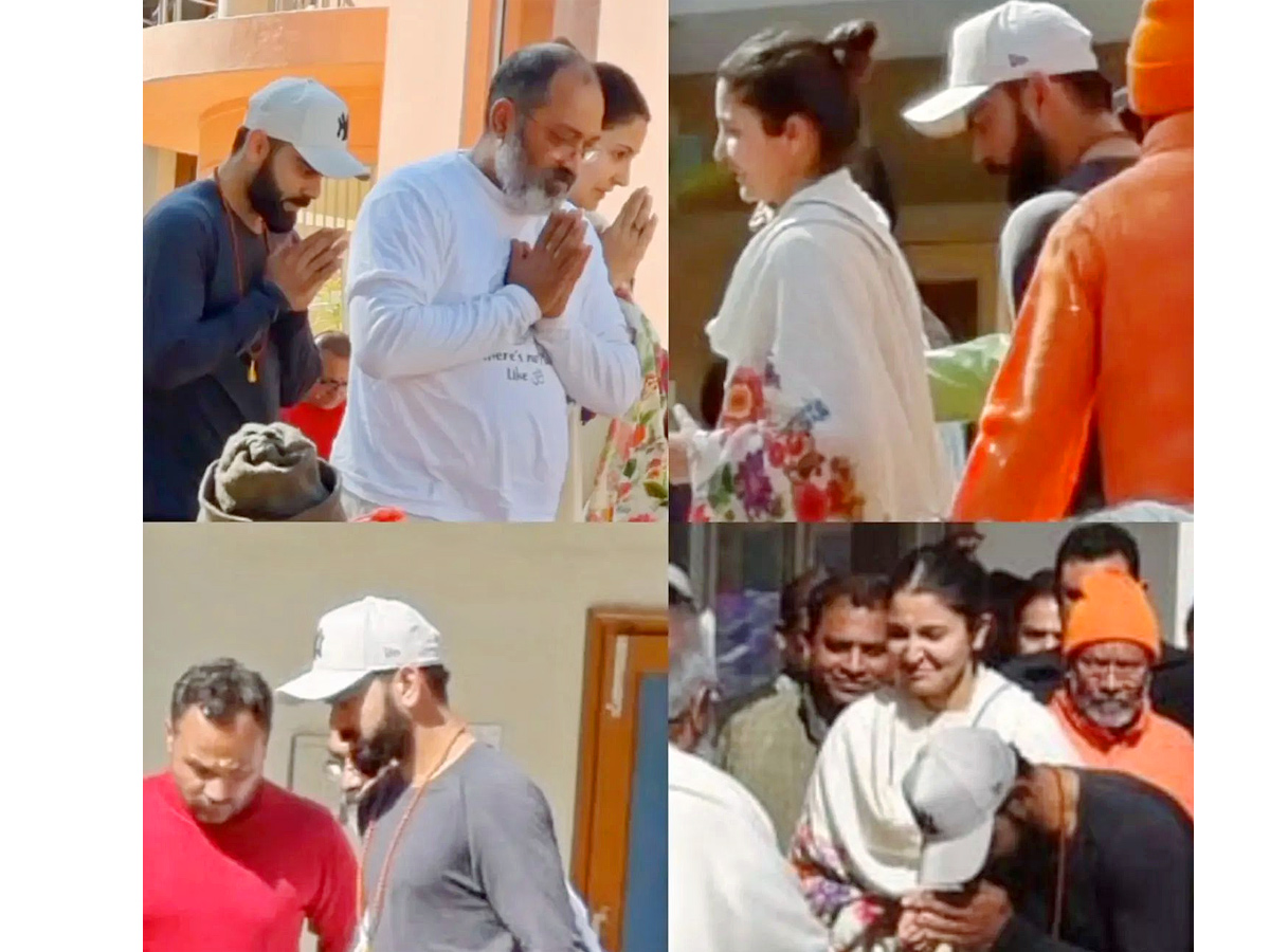 Virat Kohli and Anushka Sharma visit Rishikesh Photos - Sakshi7