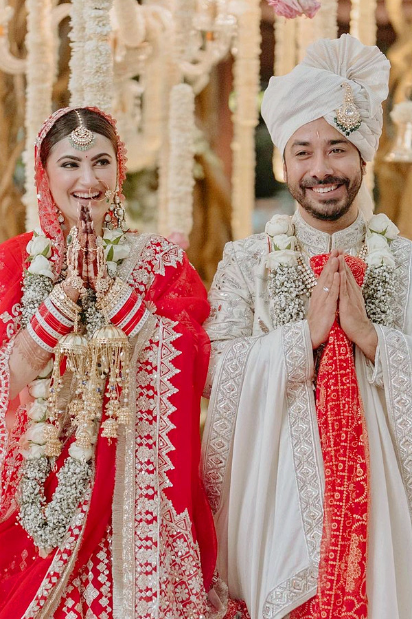 Drishyam 2 Director Abhishek Pathak Marries Shivaleeka Oberoi In Goa Photos - Sakshi4