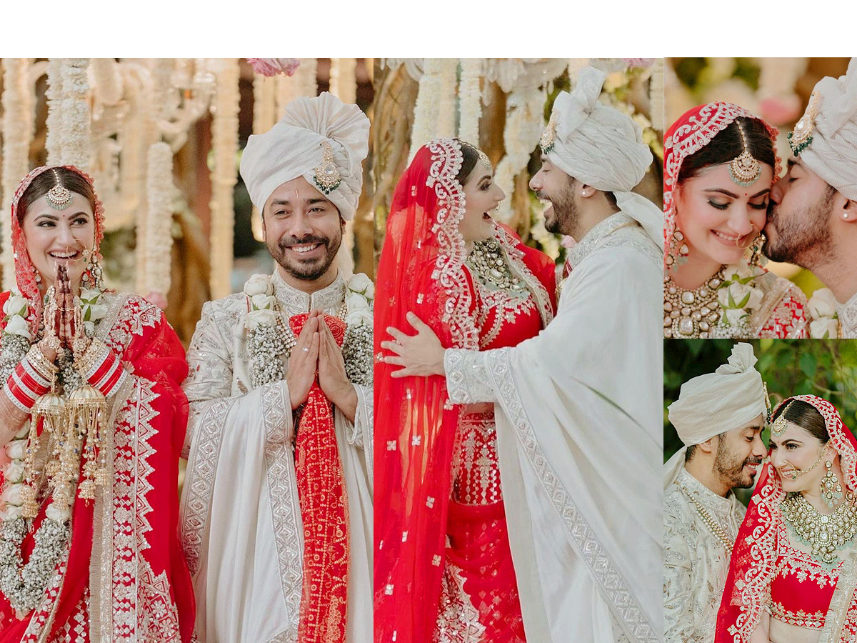 Drishyam 2 Director Abhishek Pathak Marries Shivaleeka Oberoi In Goa Photos - Sakshi1