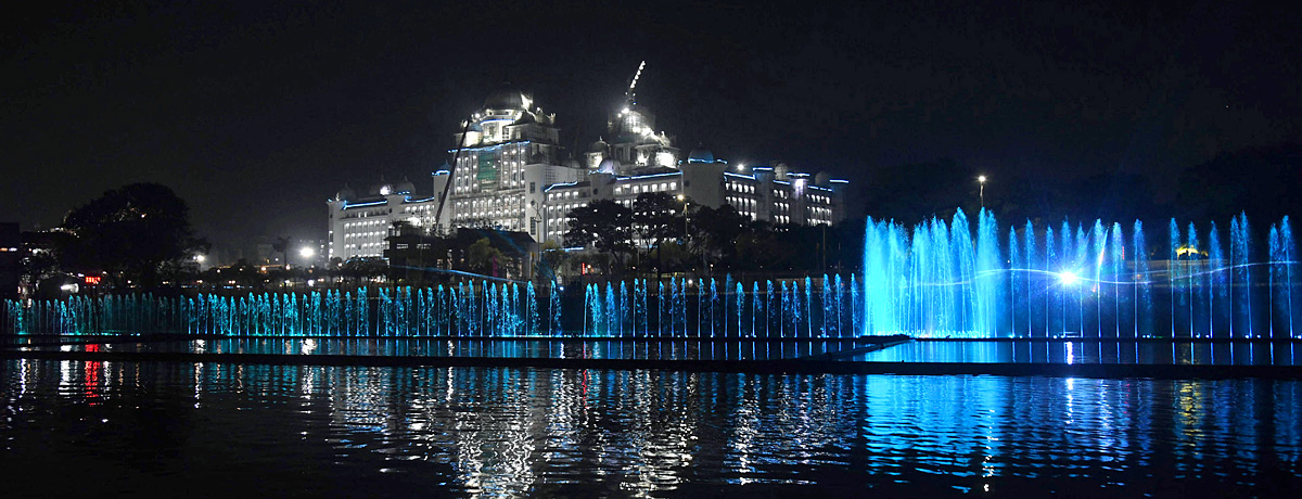 Musical Fountain at Lumbini Park Hyderabad - Sakshi17