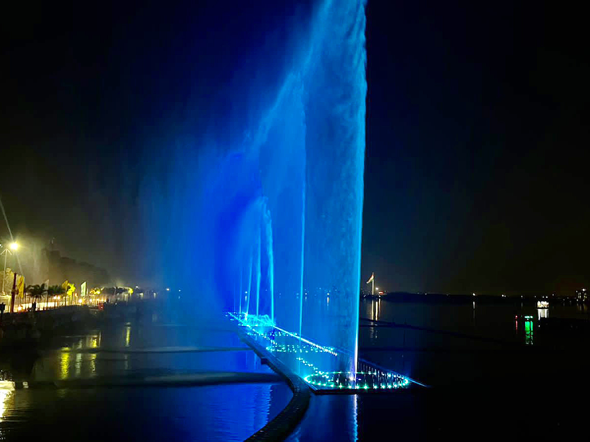 Musical Fountain at Lumbini Park Hyderabad - Sakshi2