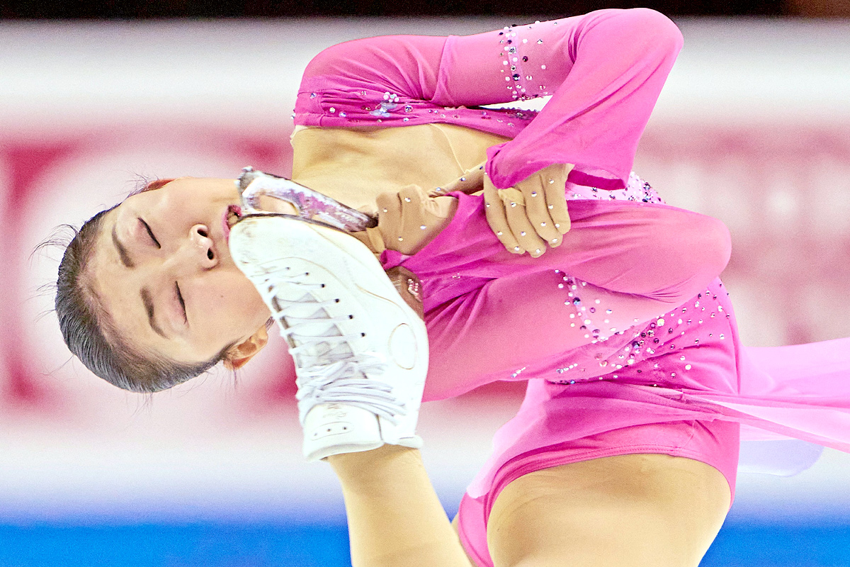 Japans Mone Chiba skates her free program in the womens - Sakshi14