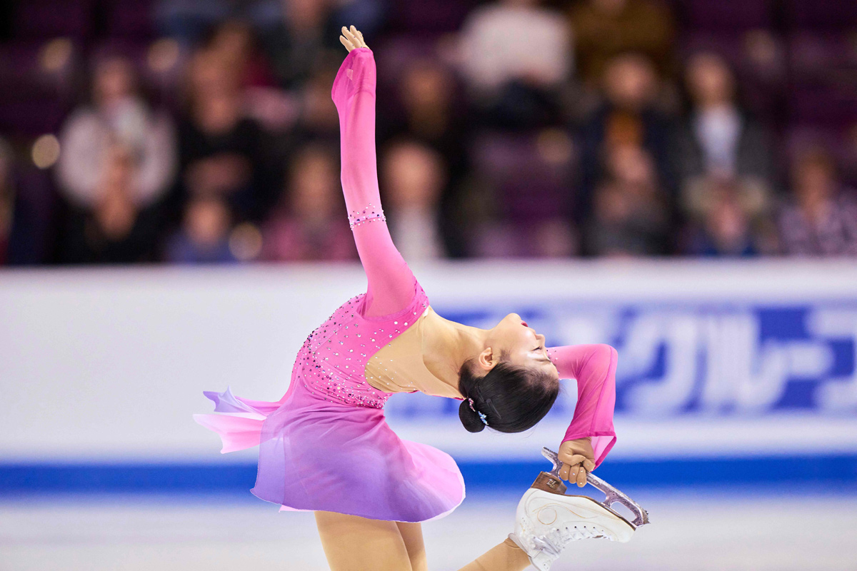 Japans Mone Chiba skates her free program in the womens - Sakshi17