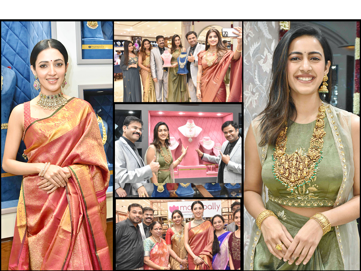 Actress Niharika Konidela And NEHA SHETTY  Launch Of Manepally Jewellers At Suchitra Circle Kompally - Sakshi1