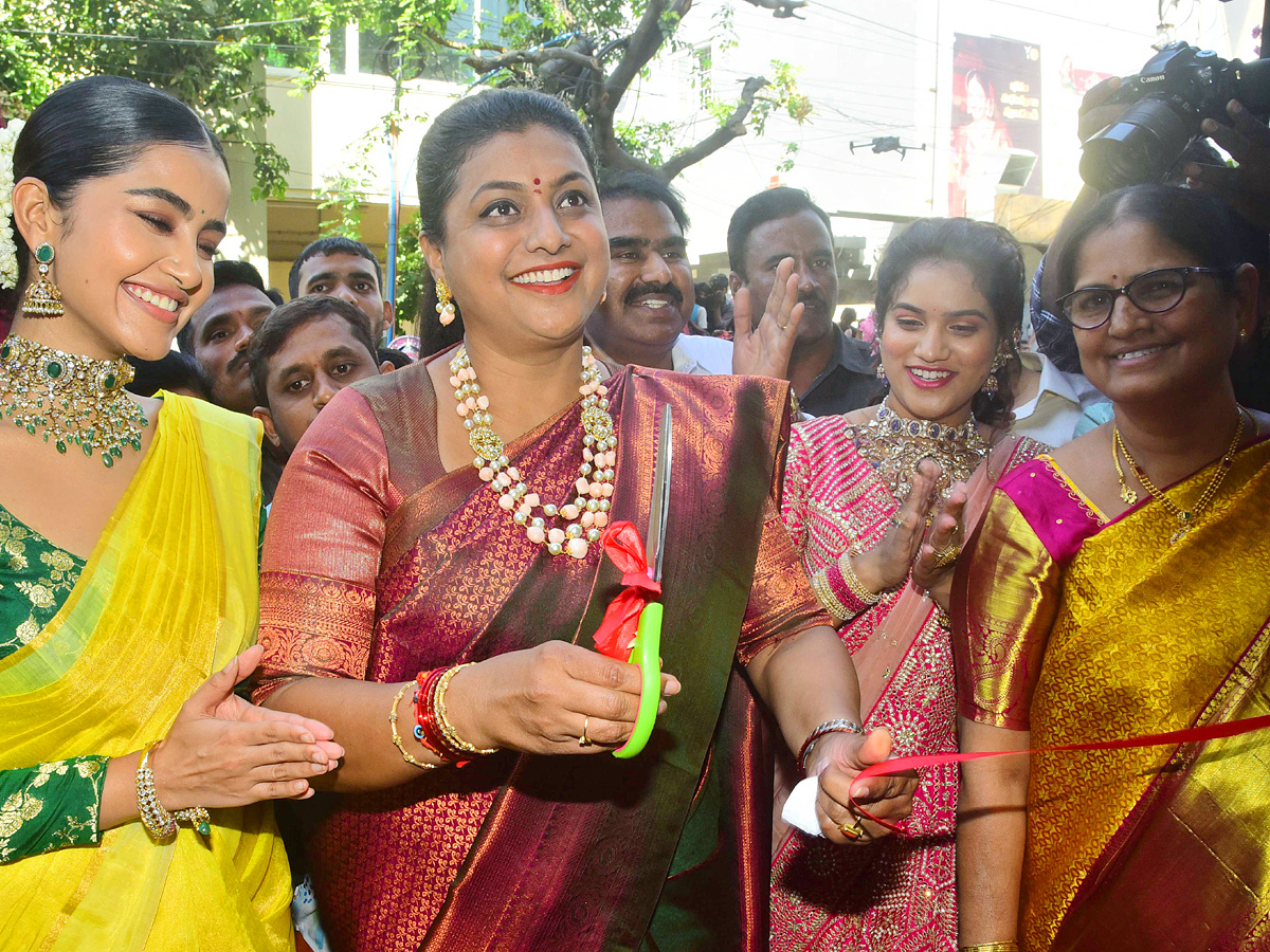 Minister Roja And Anupama Parameswaran Opening A BNR Gold & Diamonds Showroom At Vijayawada Photos - Sakshi4