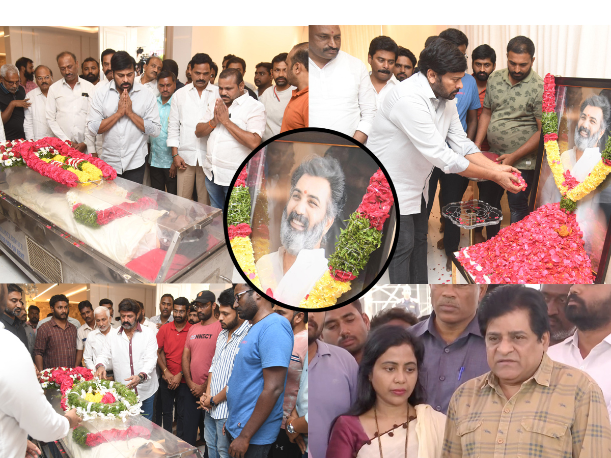 Stars politicians pay last respects to Taraka Ratna Photos - Sakshi1