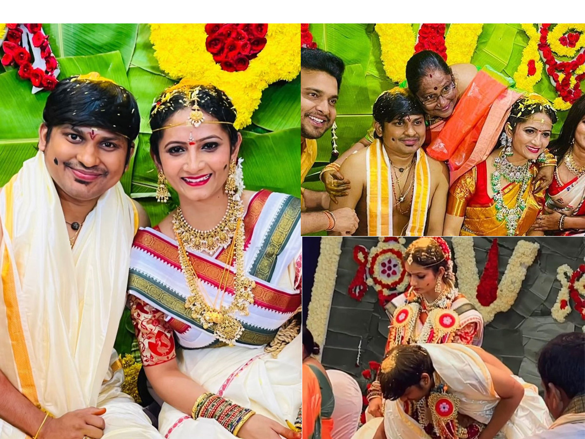 Jordar Sujatha and Rocking Rakesh Wedding Celebartion Photos - Sakshi1