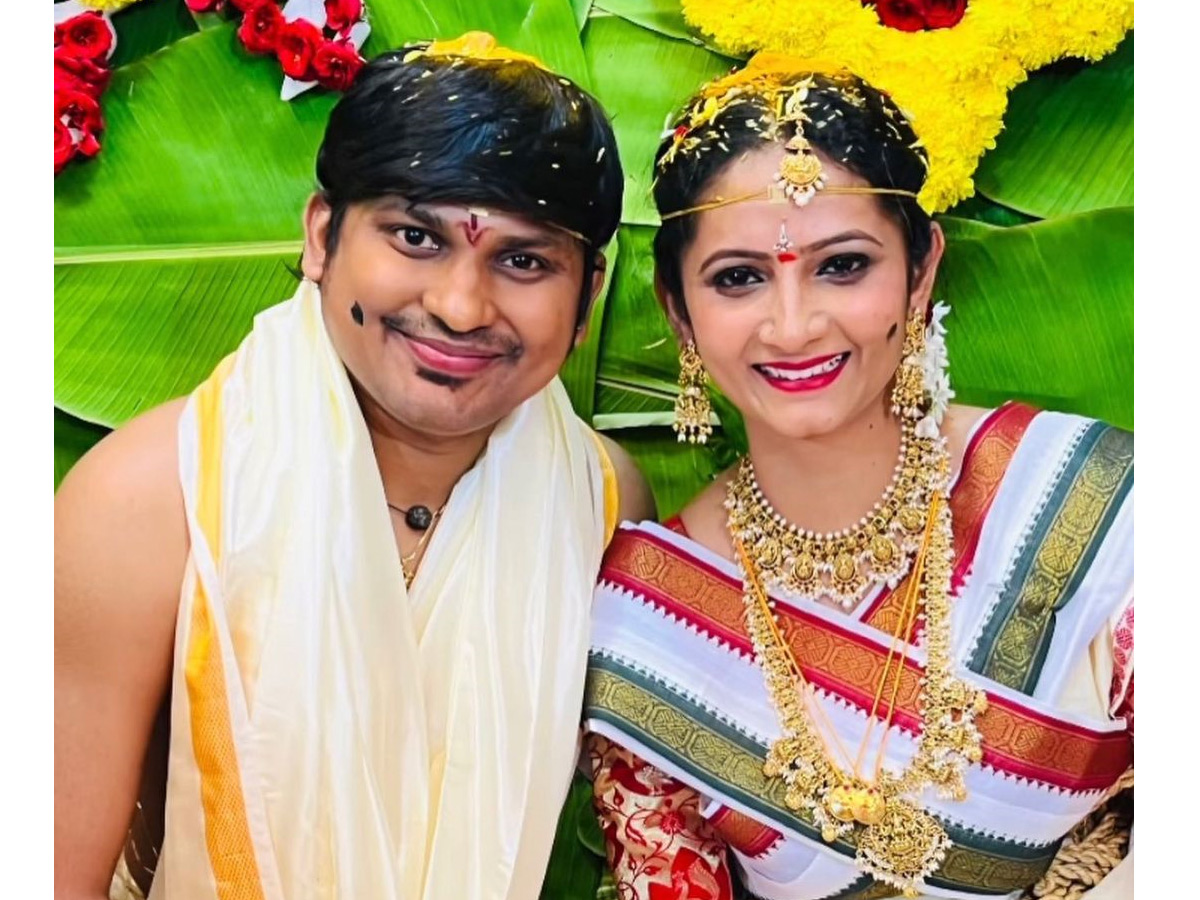 Jordar Sujatha and Rocking Rakesh Wedding Celebartion Photos - Sakshi2