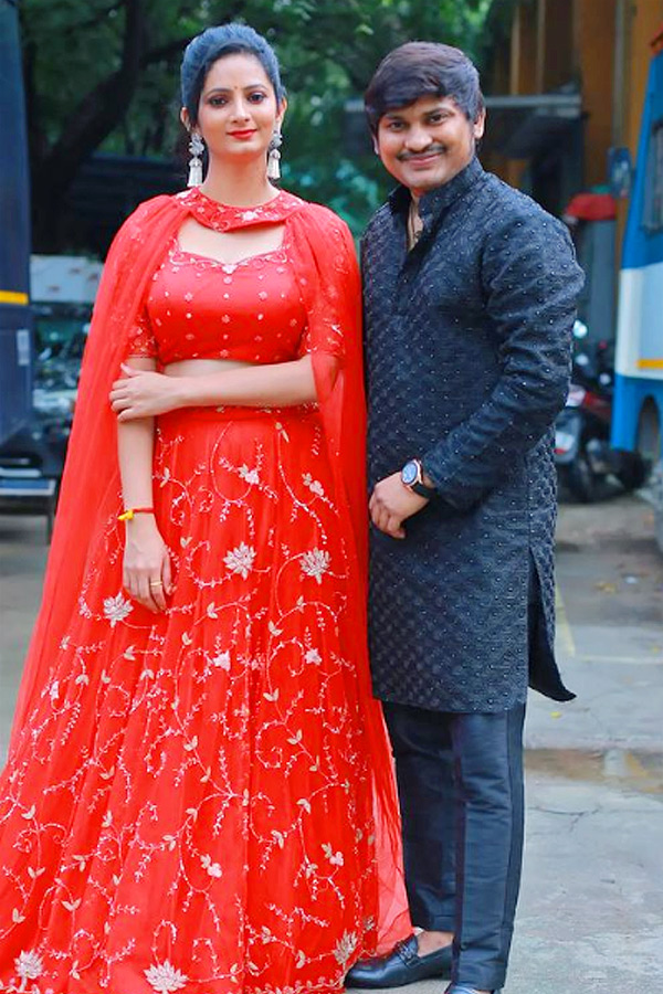 Jordar Sujatha and Rocking Rakesh Wedding Celebartion Photos - Sakshi13