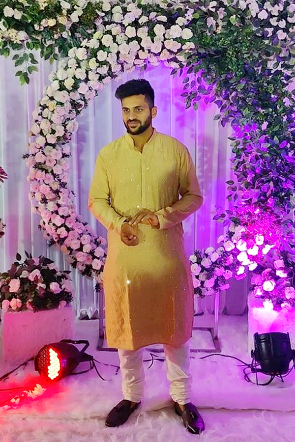 Cricketer Shardul Thakurs Haldi Ceremony at his House Photos - Sakshi5