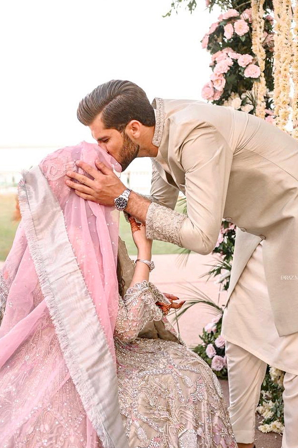 Shaheen Afridi marries Shahid Afridis daughter in a grand ceremony Photos - Sakshi8