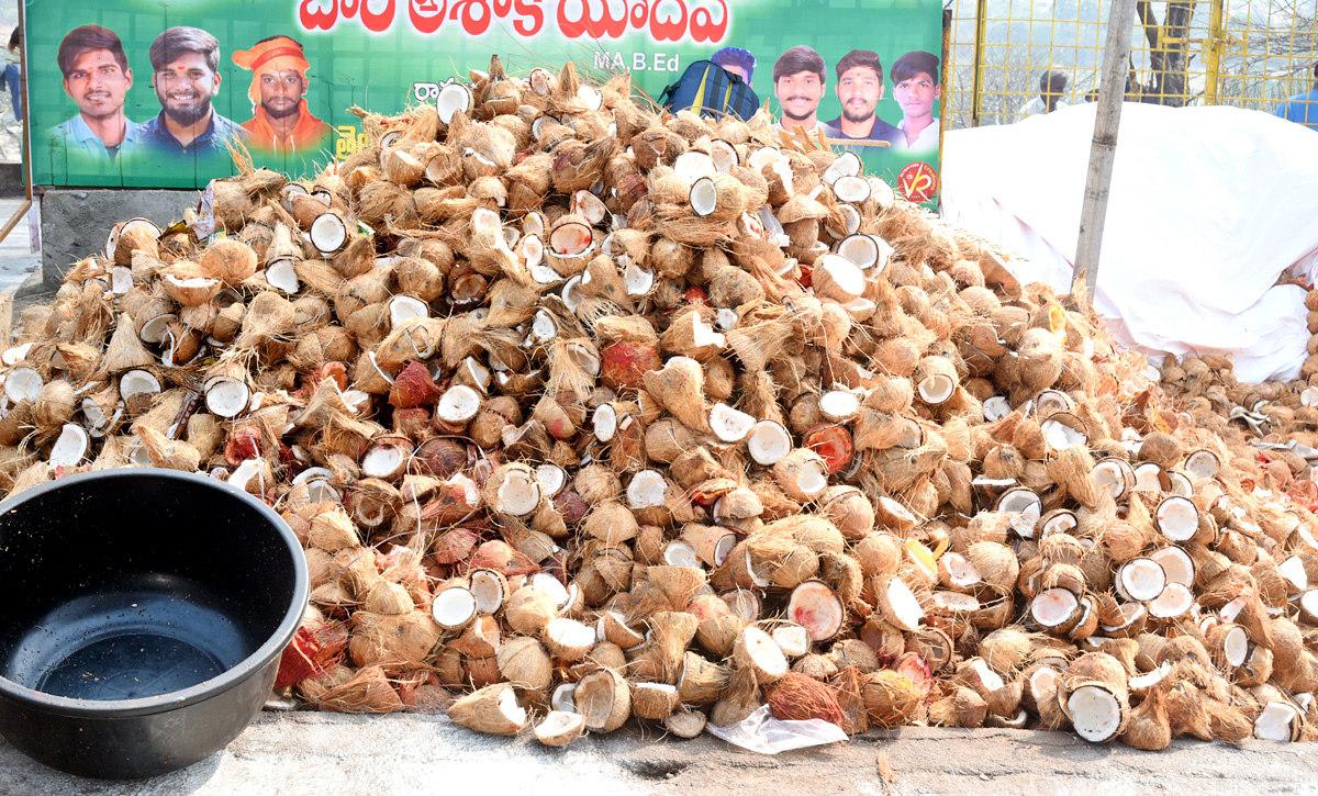 Huge Devotees Rush at Peddagattu Lingamanthula Swamy Jatara - Sakshi24