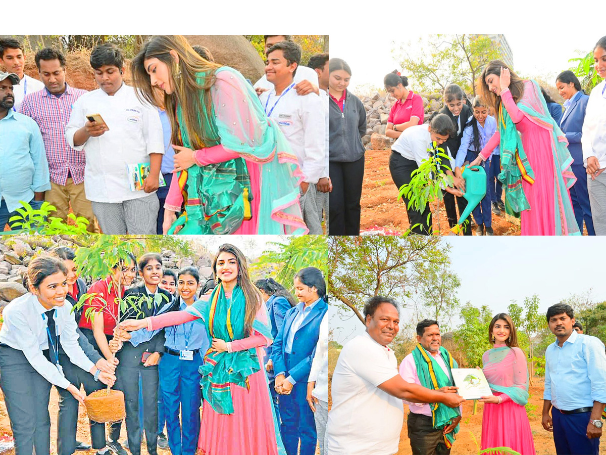 Actress Sreeleela Participated in Green India Challenge Photos - Sakshi1