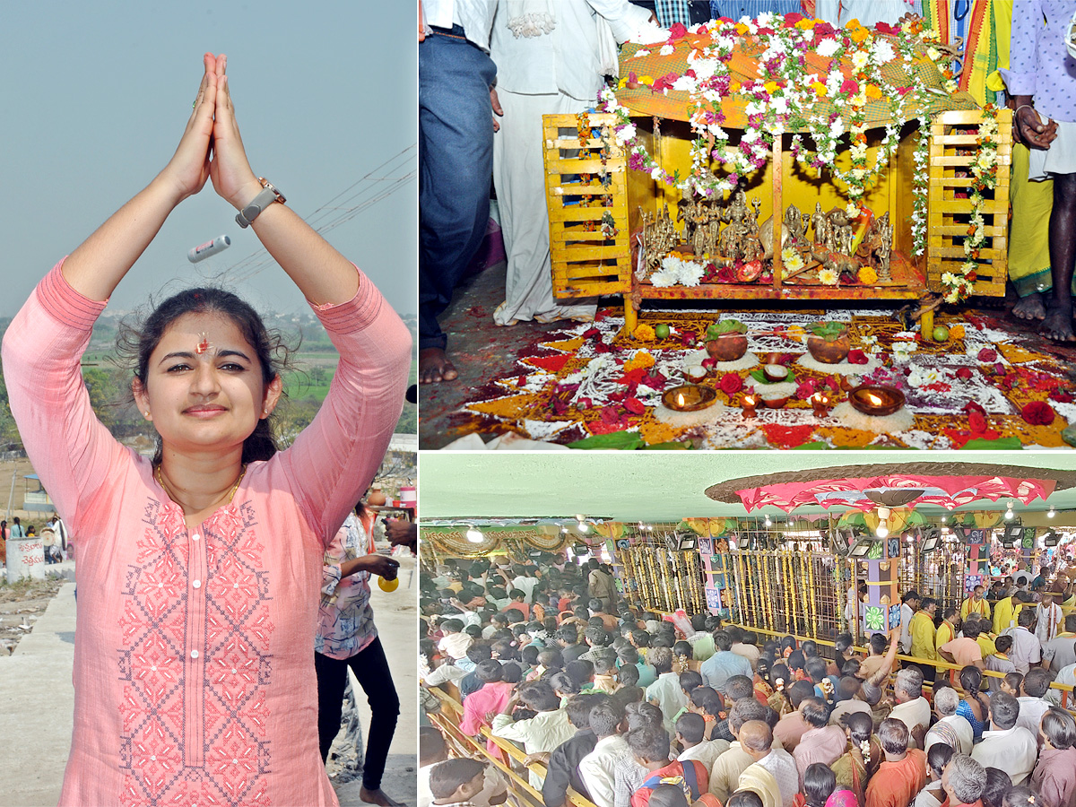 Huge Devotees Rush at Peddagattu Lingamanthula Swamy Jatara - Sakshi1