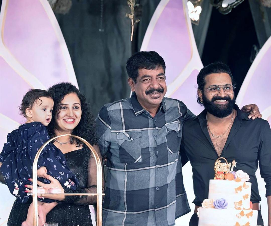 Kantara Hero Rishab shetty daughter birthday celebration photos - Sakshi12