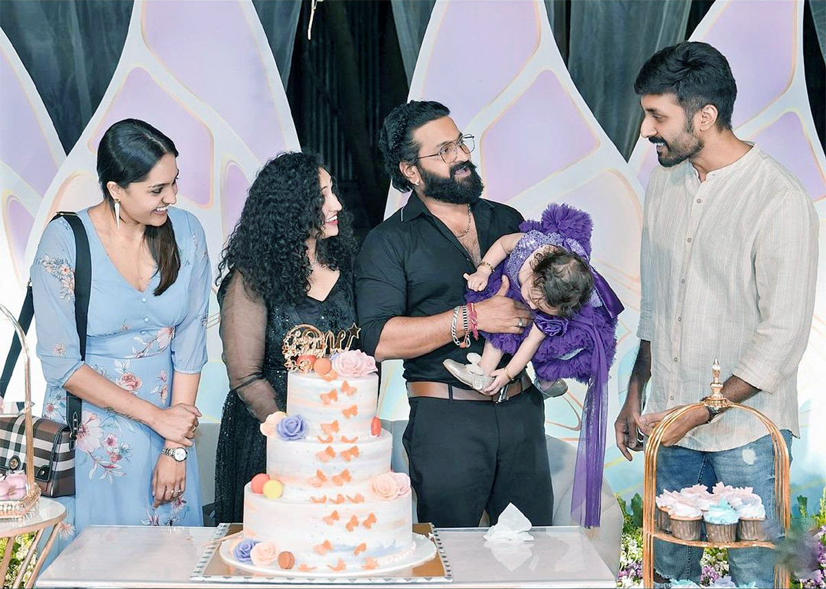 Kantara Hero Rishab shetty daughter birthday celebration photos - Sakshi23